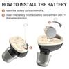 Audiphone Rechargeable Sound Enhancer Digital Invisible Hearing Aid Professional Mini Size In-Ear Hearing Amplifier