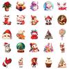 50 Snowman Christmas Theme Stickers Cartoon Decoration Cute Animal Food Decoration Tablet Creative Waterproof Stickers