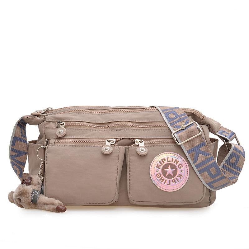 

Легкая женская сумка кроссбоди с несколькими молниями для весны и лета, водонепроницаемая сумка кроссбоди, сумка на одно плечо