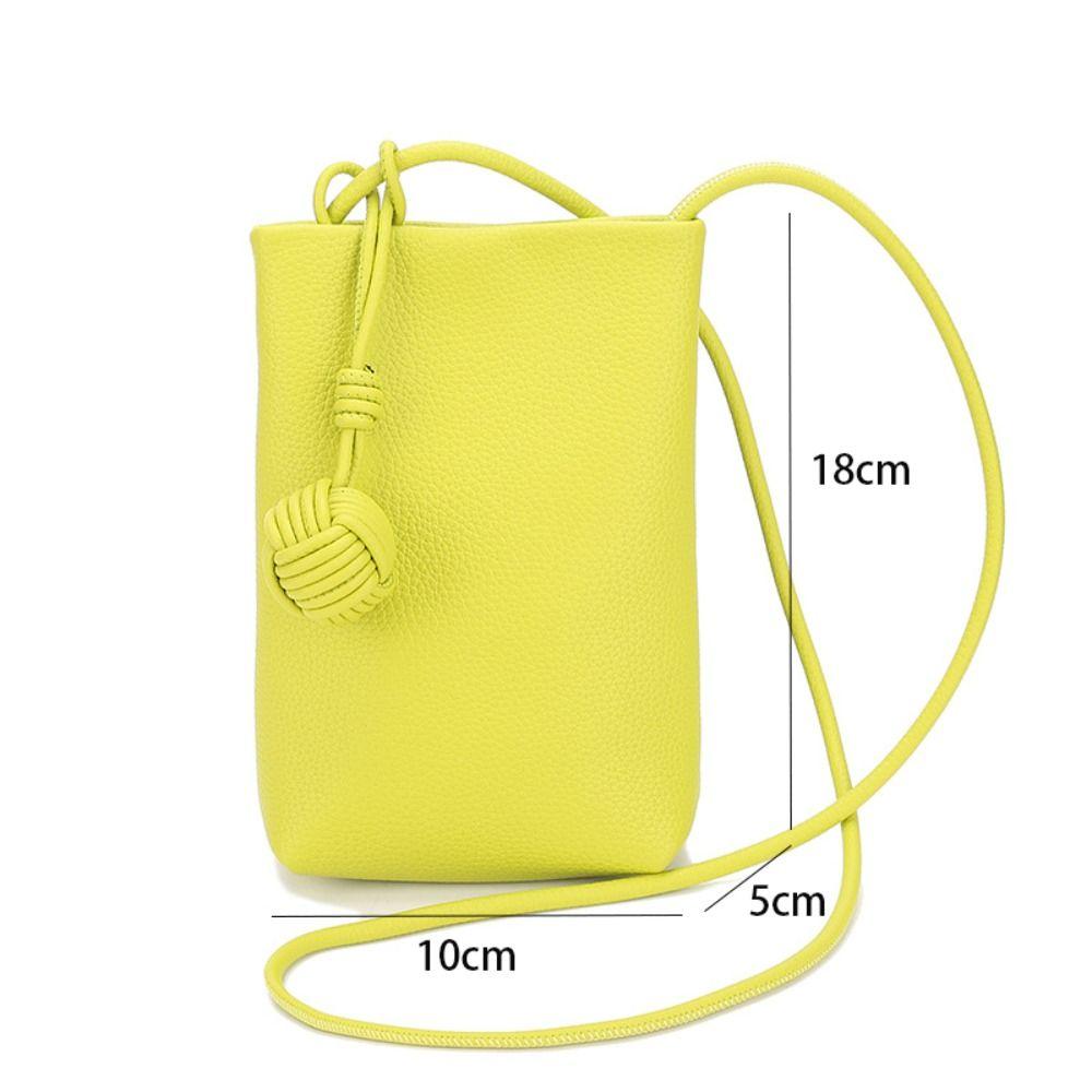Mini Crossbody Bags New Large Capacity Soft PU Phone Pouch All-match Waterproof Coin Purse Women Handbags Pu Shoulder Bags