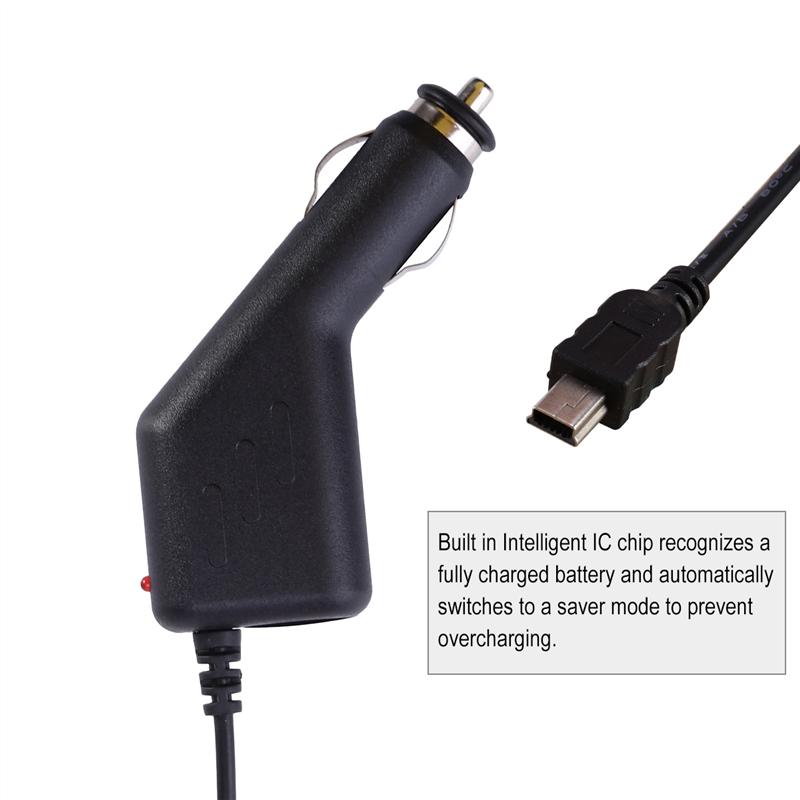 Cargador de Coche Cable para Garmin Nüvi 650 660 Fm 670 710 12V 24V