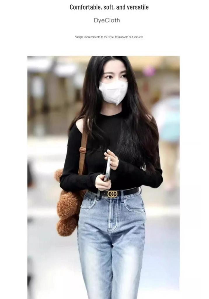 Women's Genuine Leather GG Belt - Casual Fashion Waistband for Trendy Jeans