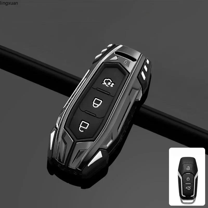 Interior Mouldings For Ford Focus 4 ST Mondeo 5 MK5 Mustang F-150 Explorer Edge Fiesta Kuga MK3 4 Leather Zinc Car Key Case Cove