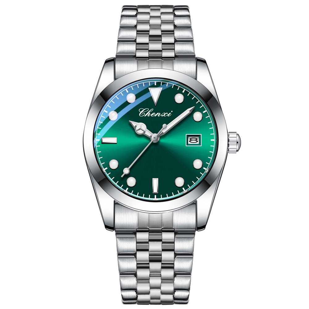 CHENXI New Men's Fashion Trendy Quartz Watch Luminous Water-Resistant Date Function Ideal for Styling Gift for Men