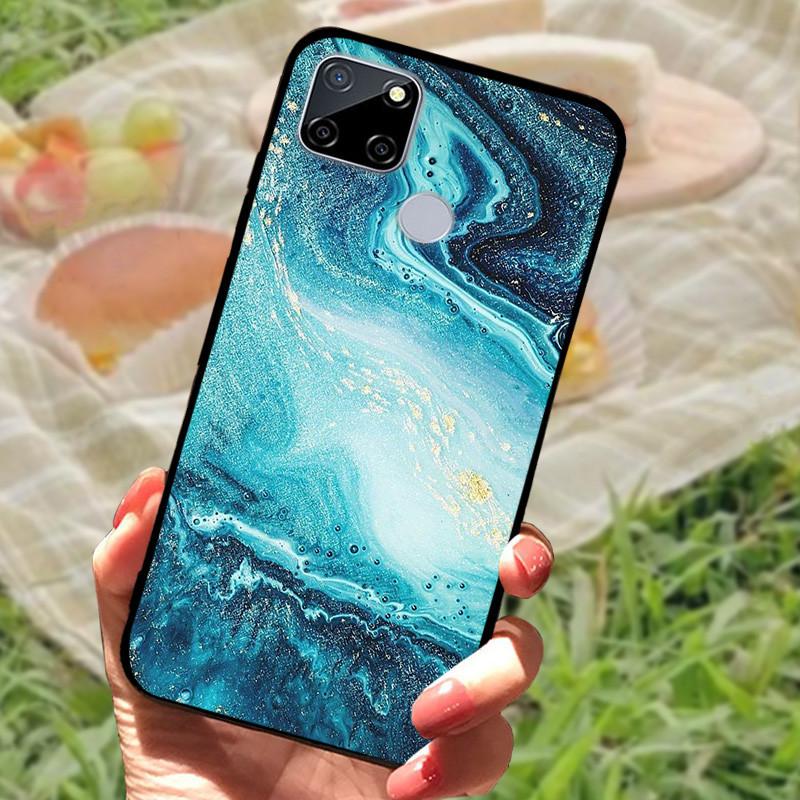 For OPPO Realme C21Y Case Marble Fashion Soft Silicon Cover for Realme C21 C25 C25s Phone Cases Protective Realmi C 21 Y Capa