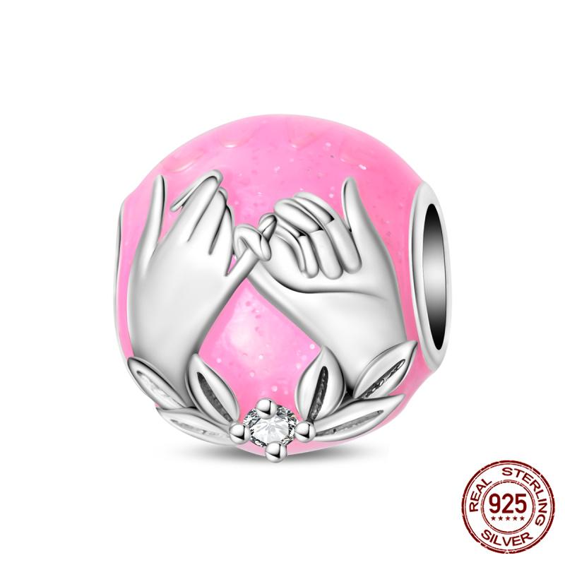 New In Original Charms Copper Love Glow-In-The-Dark Charms Beads Fits 3Mm Original Bracelet For Women Diy Fine Jewelry Gifts