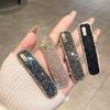 1Pc Korean Style Rhinestone Side Bangs Hair Clip Premium Metal Barrettes Hair Elegant Luxury Hair Accessories Women Daily