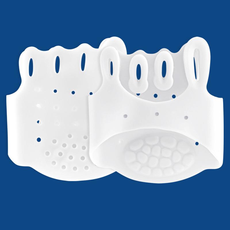 Five-Hole Toe Separator with Thickened Breathable Arch Support and Pressure Relief Insole for Hallux Valgus Correction