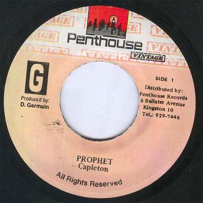 7-tums Skiva CAPLETON - Profet INGEN Penthouse Vinta Jamaica Reggae, Ska & Dub Använd