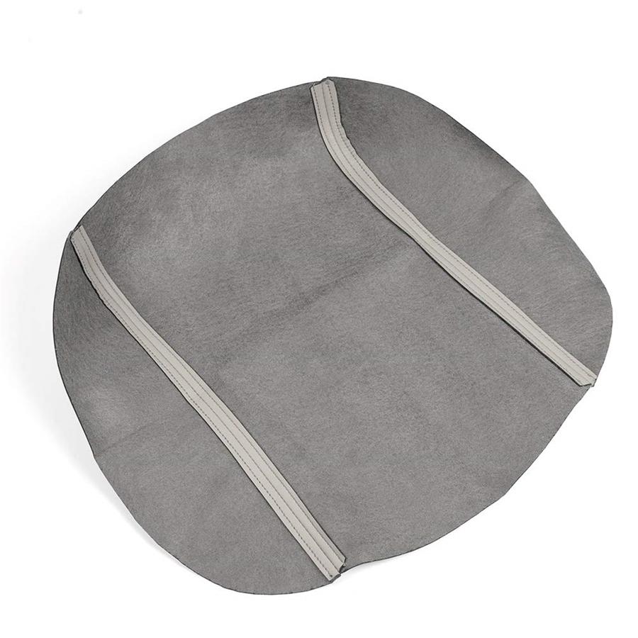Leather Center Console Lid Armrest Cover Fit For 2009-2015 Honda Pilot Gray