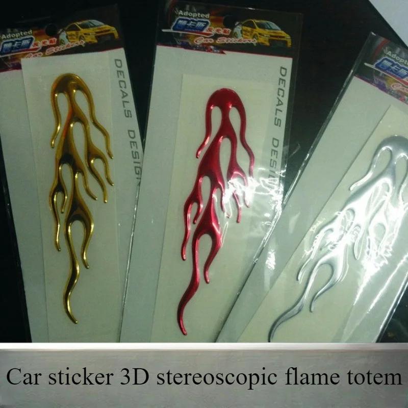 Car Sticker Flame Totem Body Decoration Sticker 3D Three-dimensional Flame Totem Car Decoration Accessory Sticker