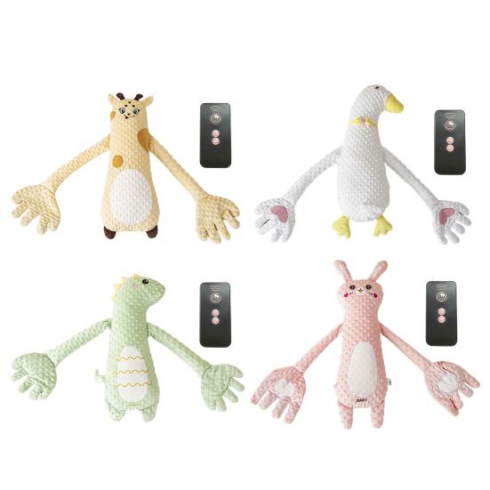 Cuscino per Mano Rilassante per il Sonno del Bambino con Modalità di Accarezzamento Regolabili Cuscino Accarezzante Succhietto Morbido Peluche Compagno di Coccole per Asilo Nido Ora della Nanna Viaggi Uso Ospedaliero