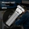 6PCS Trailer UNF 1/2 20 Wheel Studs,Heavy Duty Wheel Bolts Load 2000-7000 Lb Axles With Length 2.11"/Spline Diameter 0.56"/Stud Head