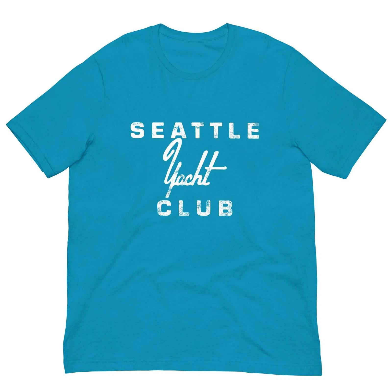 Seattle Yacht Club Vintage Retro T Shirt Men Women 2XL