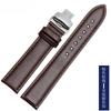 Smooth Genuine Calfskin Leather Watchband 18mm 19mm 20mm 21mm 22mm 23 Soft Straps Automatic Butterfly Buckle Business Watch Band
