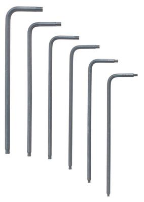 Guličkový Hrot Gulička Čierny Oxid Sada 6 ks LTX6 11346 [BONDHUS] Torx® Hviezdicový L-Kľúč Sada, Povrchová úprava, (T6, T7, T8, T9, T10, T15) Nie