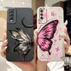 Per Vivo V2027 V2028 V2029 Cover Posteriore Vivo Y11S Y12s Y12a Y20 Y20s Y20i Custodia Girly Fashion Funda Bumper Morbido in Silicone Liquido