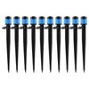 200FT Greenhouse Micro Drip Irrigation Kit with 1/2 Inch Hose 1/4 Inch Distribution Tubing Patio Misting Plant Watering System