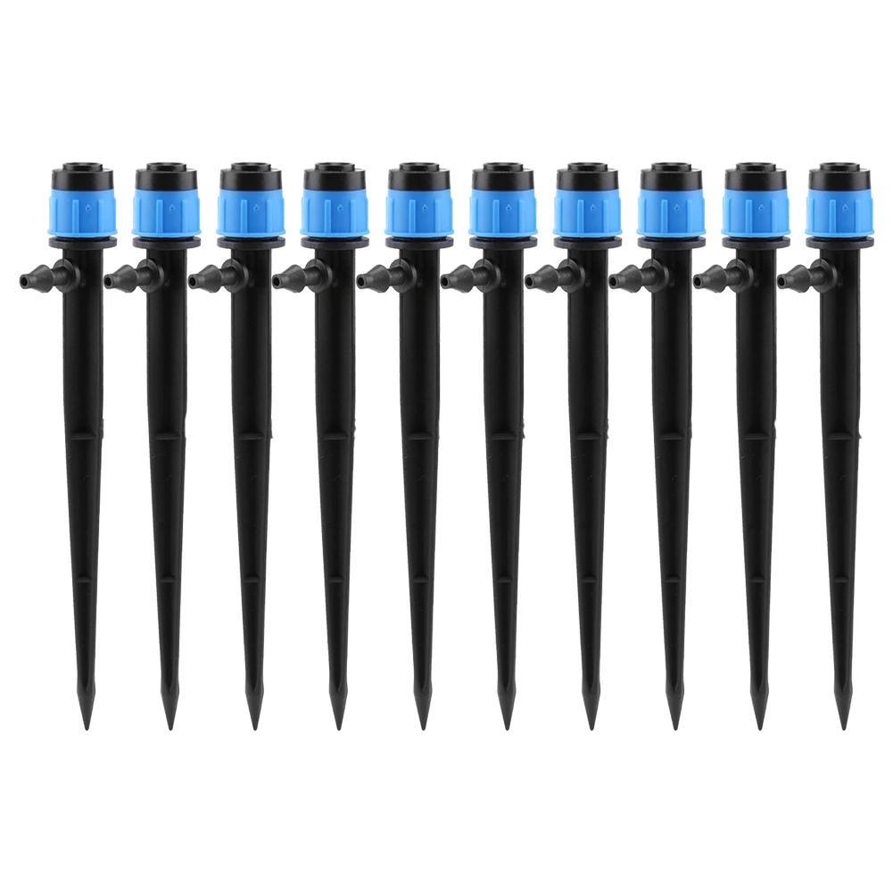200FT Greenhouse Micro Drip Irrigation Kit with 1/2 Inch Hose 1/4 Inch Distribution Tubing Patio Misting Plant Watering System