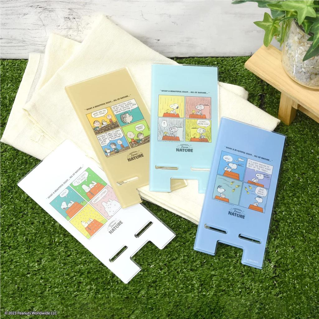 Gourmandies Peanuts Snoopy Acrylic Smartphone Stand Garden SNG-760B