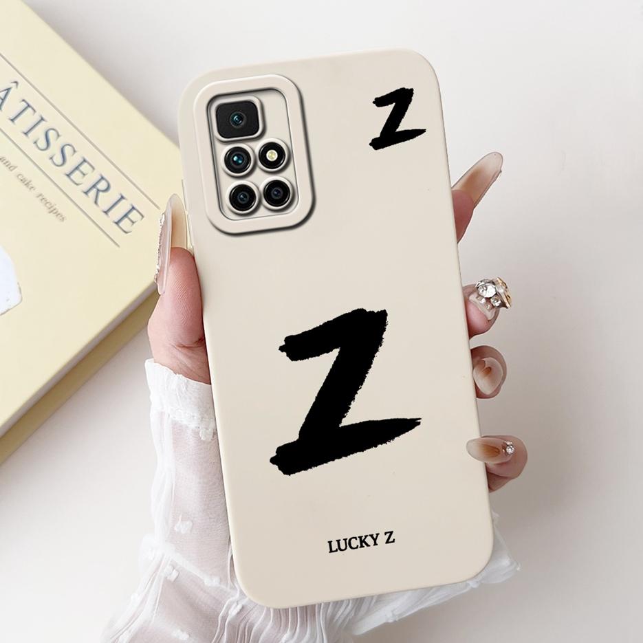 For Xiaomi Redmi 10 Case Fashion Lucky Letters Cover Shockproof Soft TPU Phone Case For Xiaomi Redmi 10 Prime Redmi10 2022 Shell