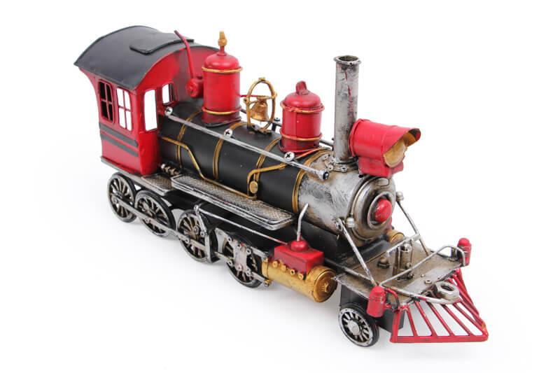 

Декоративный металлический локомотив