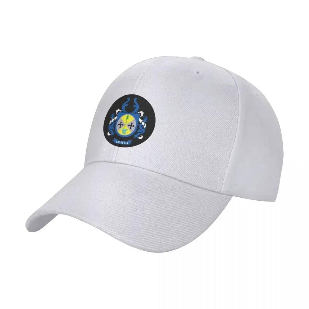 Calabria Flag Coat Of Arms  Cool Italian Calabria Region Baseball Cap Anime Hat Rugby Hats For Women Mens