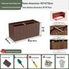 Tangyu Carbonized Wood Rectangular Planter Box