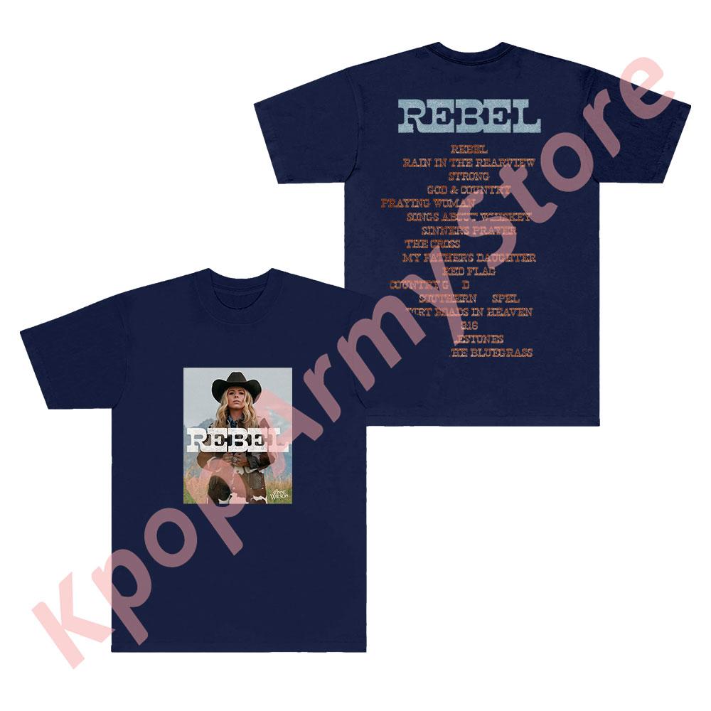 

Anne Wilson Rebel Tracklist Tee Singer Tour Merch Tshirts Women Unisex Fashion Casual Crewneck Short Sleeve 4XL