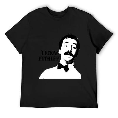I Know Nothing! Manuel Fawlty Towers Quote & T-Shirt Graphic Shirts Sweat Plus Size Clothes Plain T Shirts Men