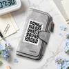 Vintage Long Wallet for Women Men Fashion Letter Print Multi Card Slot Coin Purse