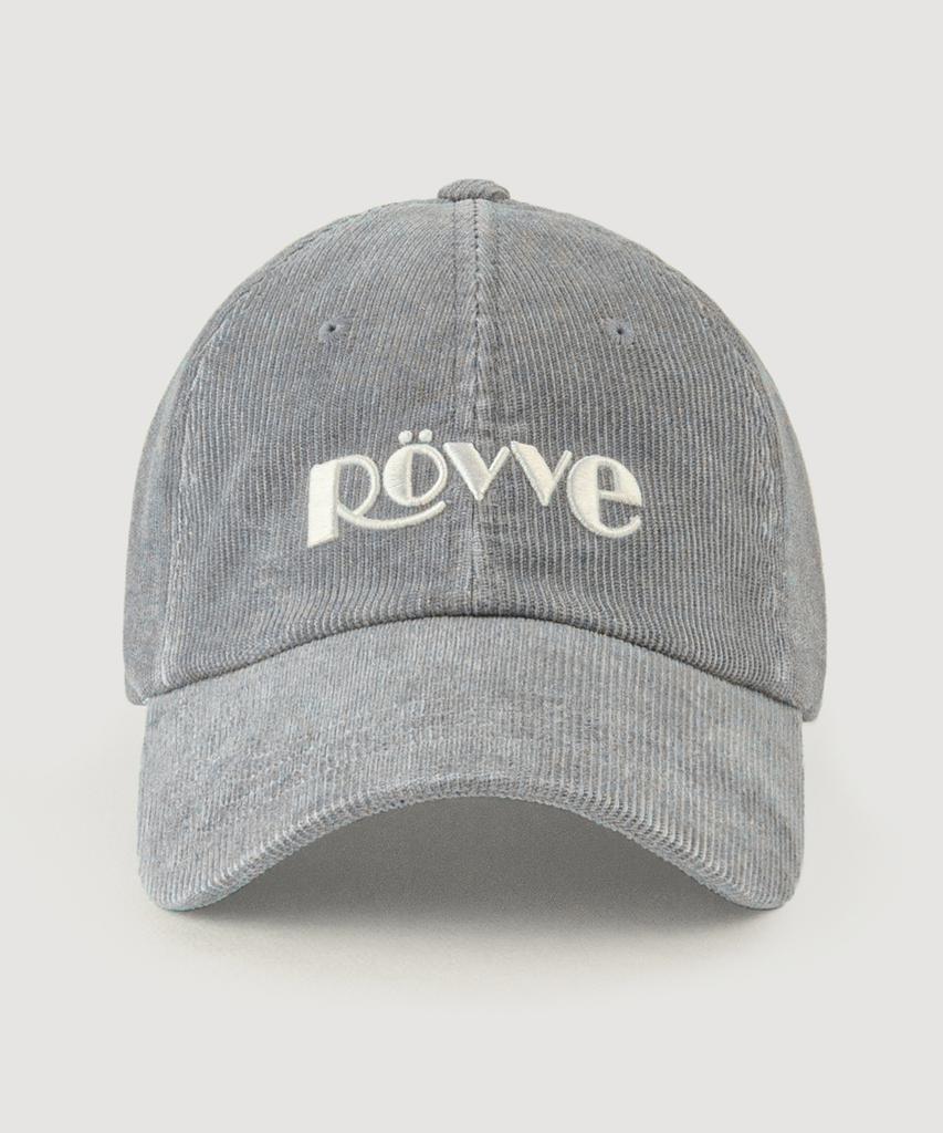 ROVVE Pigment Corduroy Logo Cap (Light Gray)