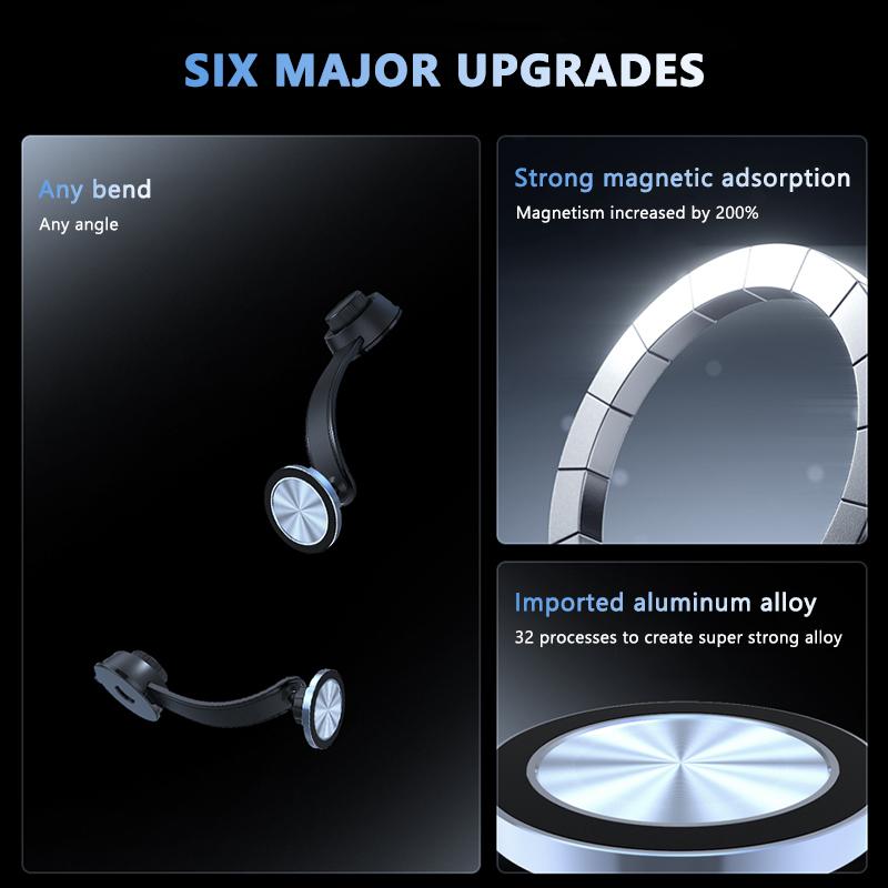 SEAMETAL Magsafe автомобильный магнитный держатель для телефона на приборную панель — фото 3