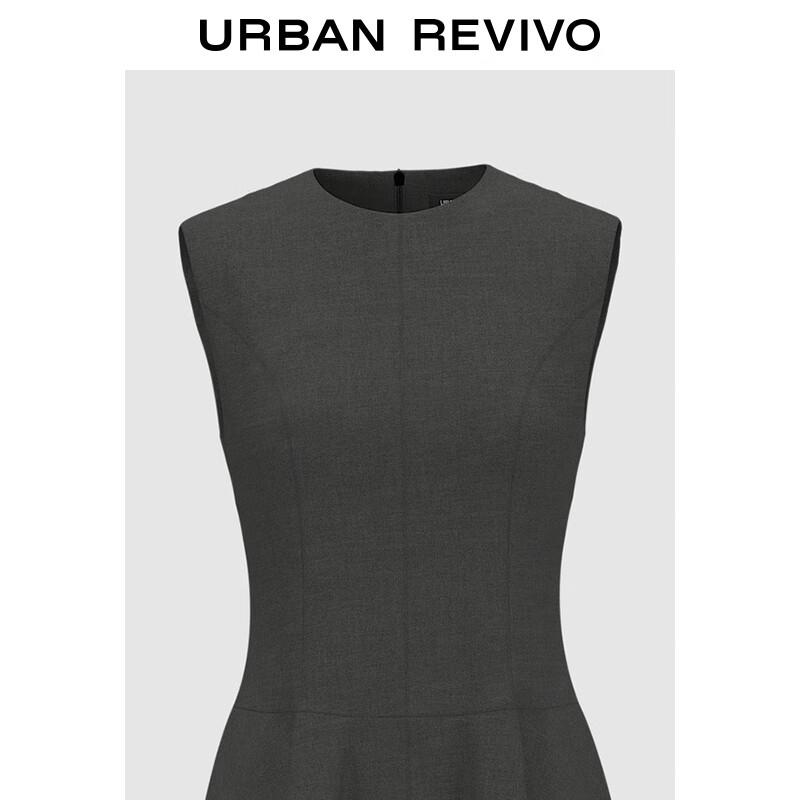 UR 2025 Autumn City Resort Straight-Shoulder A-Line Maxi Dress