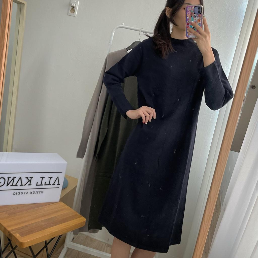 Olgangdijainseutyudio Whole Garment Blouson Long Dress