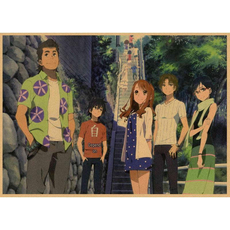 Anime Kraftpapier Poster: Die Blume, die wir an diesem Tag sahen - Kostenloser Versand