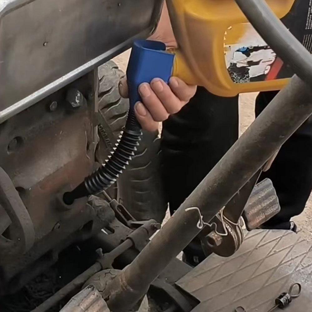 Foldable Car Refueling Gasoline Engine Funnel Plastic Engine Oil Funnel Transfer Tools Motorcycle Refueling Tool Car Accessories