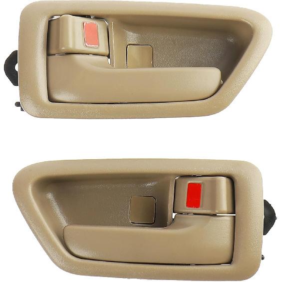 IRONTEK Interior Door Handle for Front/Rear Driver and Passenger Side Fit for Toyota Camry 1997-2001 Inner Door Handle #69206-AA010-E0,