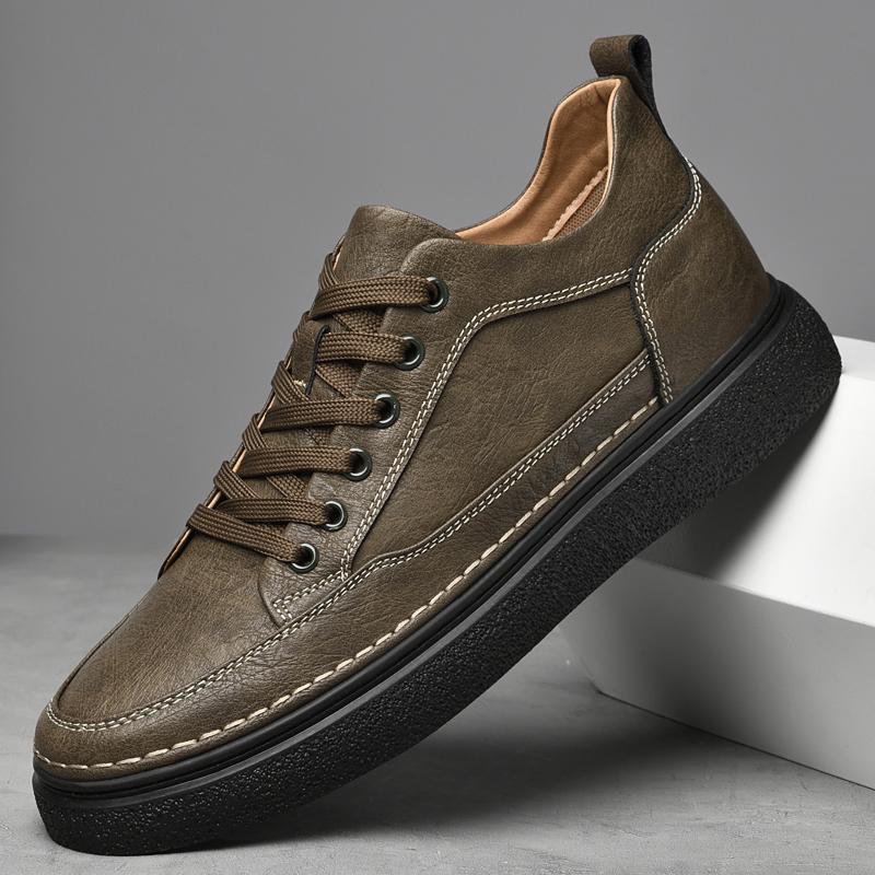 Lässige Herrenschuhe Erhöhte Schuhe 6cm Erhöhte Weiche Sohle Sportliche Elevator Herrenschuhe Kleine Füße Herren Oxford Schuhe Größe 37-43