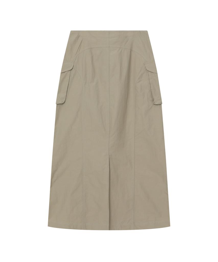 BAUF Pocket Long Cargo Skirt [Sand]
