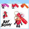 Bad Bunny Keychain Doll Rust Proof Love Heart Bag Pendant Xmas Gift