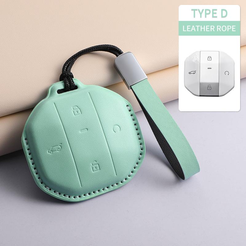 For Jetour Freedom T1 Jetour Freedom T2 Traveller Smart Remote Key Cover Case Leather Car Remote Key Case Shell Accessories