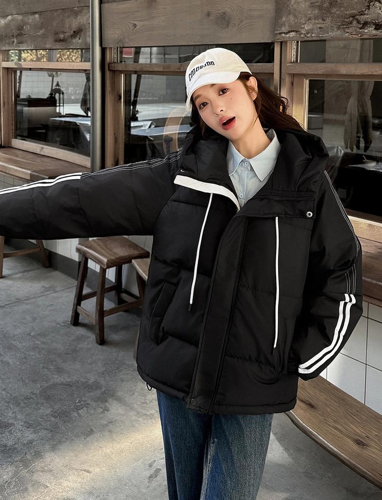 Women’s Short Hooded Windproof Thicken Warm Winter Jacket 3 Colors