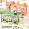 Transparent Pencil Case High Value Girl Children's Stationery Pencil Case Kindergarten Stationery Case Cute Pencil Case Cartoon Pencil Case