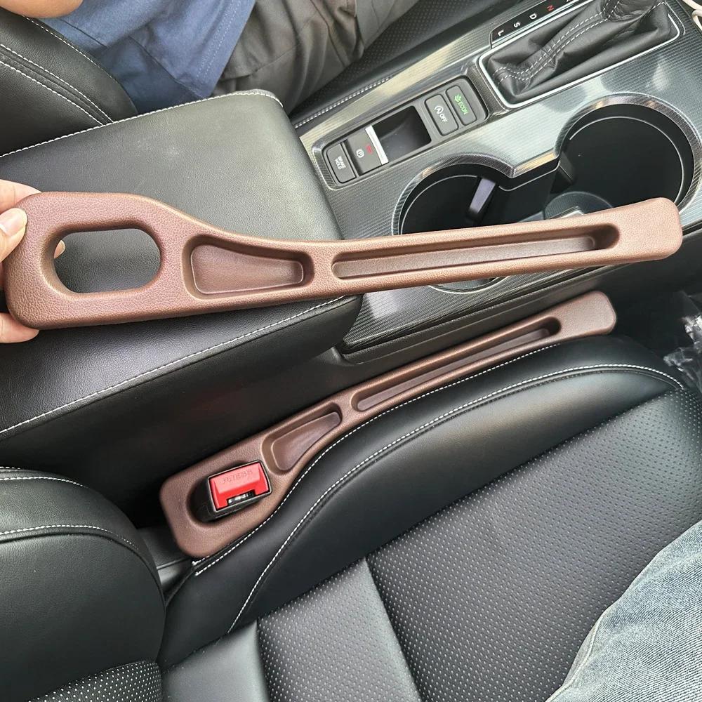 

2pcs Car Seat Gap Filler Organizer Leak Proof Crevice Storage Universal Fit Between Seats Console Auto Interior Accessories