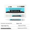 Oil-Based White Marker Pen - Fine Tip, Waterproof & Fade-Resistant, Ideal for Greeting Cards, Tires, Glass & More, Non-Erasable.