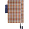 Hobonichi Techo Original Size Notebook Shirt Check (A6) Cover, Fabric/Brownie