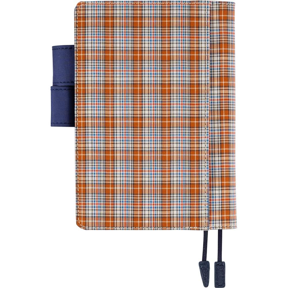 Hobonichi Techo Original Size Notebook Shirt Check (A6) Cover, Fabric/Brownie