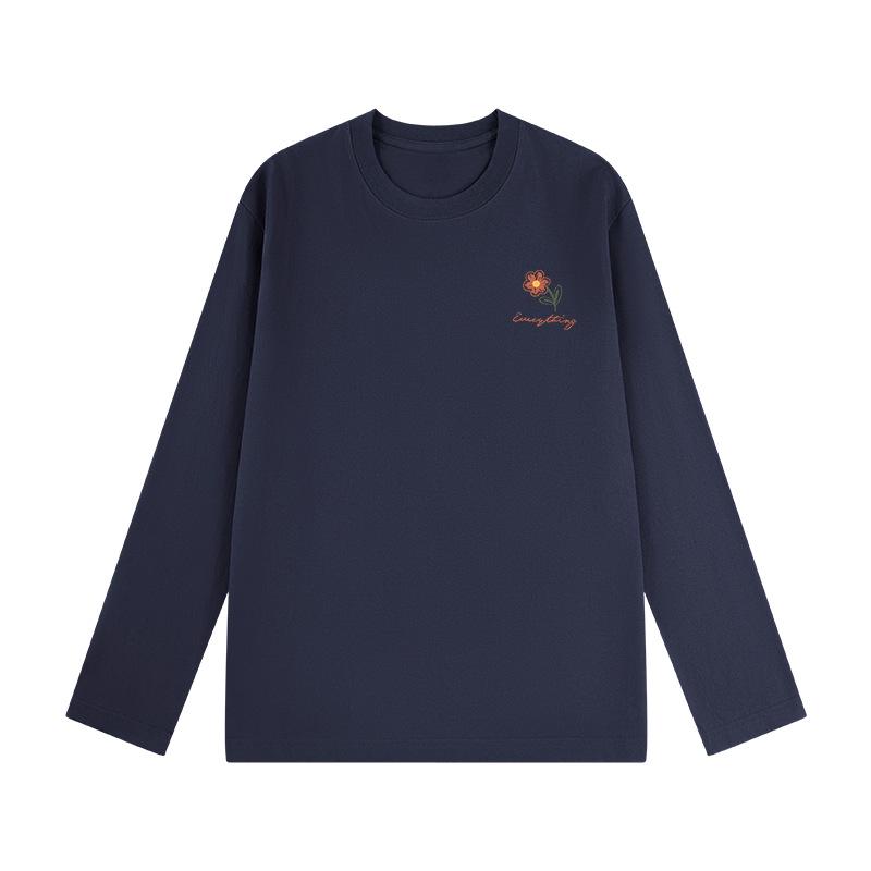 

Unisex Retro High-End Cotton Long Sleeve T-Shirt - New Autumn Arrival S (42.5-50 kg)
