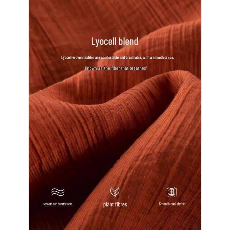 XWI Lyocell Breathable Textured Short Sleeve Women's Shirt